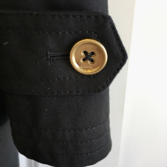 Coach Turnlock Walker Coat in Black - Picture 6 of 8